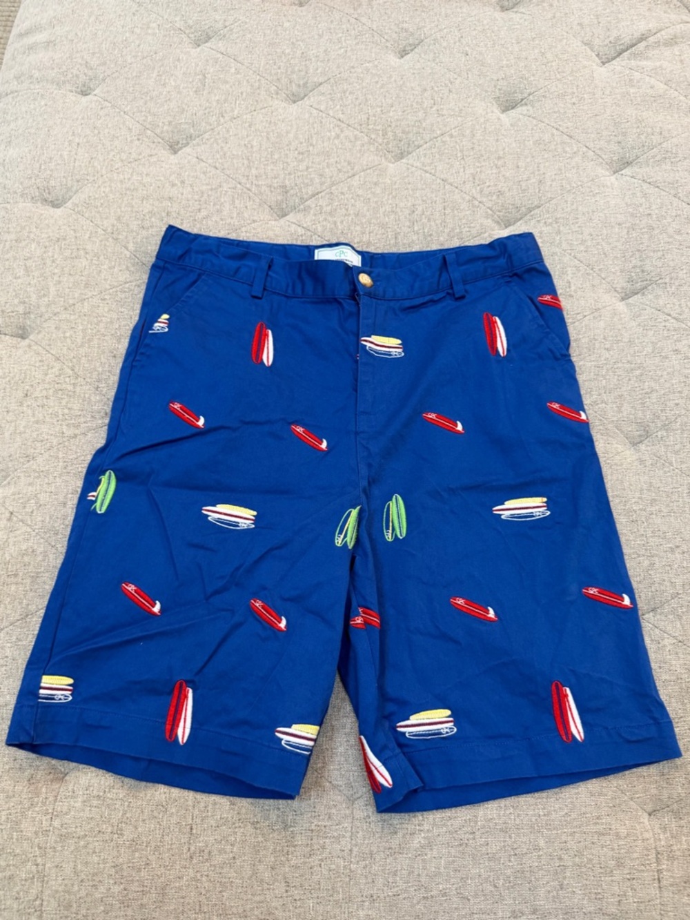 EUC CLASSIC PREP EMBROIDERED SURF BOARDS SHORTS SIZE 12